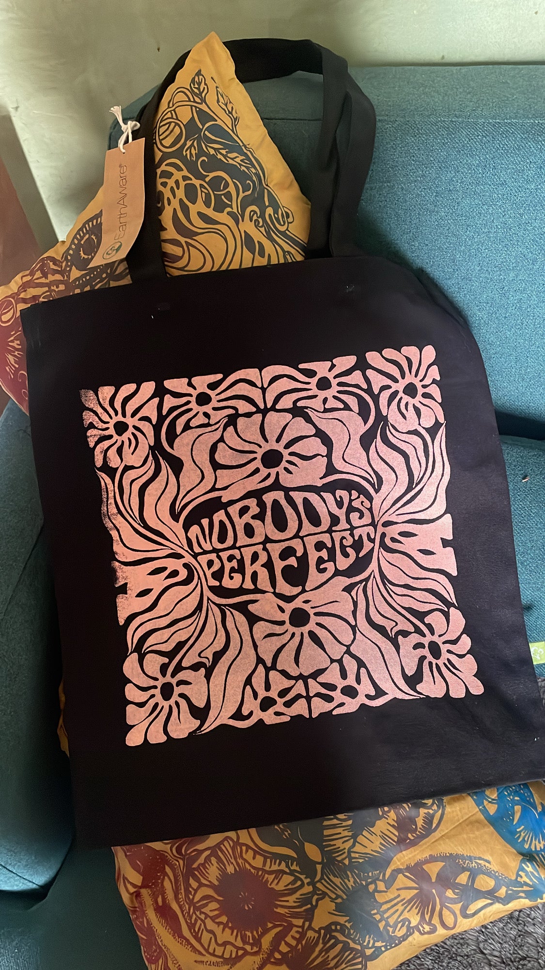 NOBODY'S PERFECT Tote bag