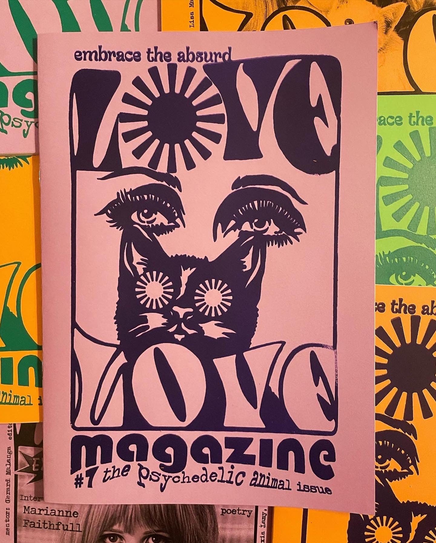 A Love Love magazine #7 - with Marianne Faithfull