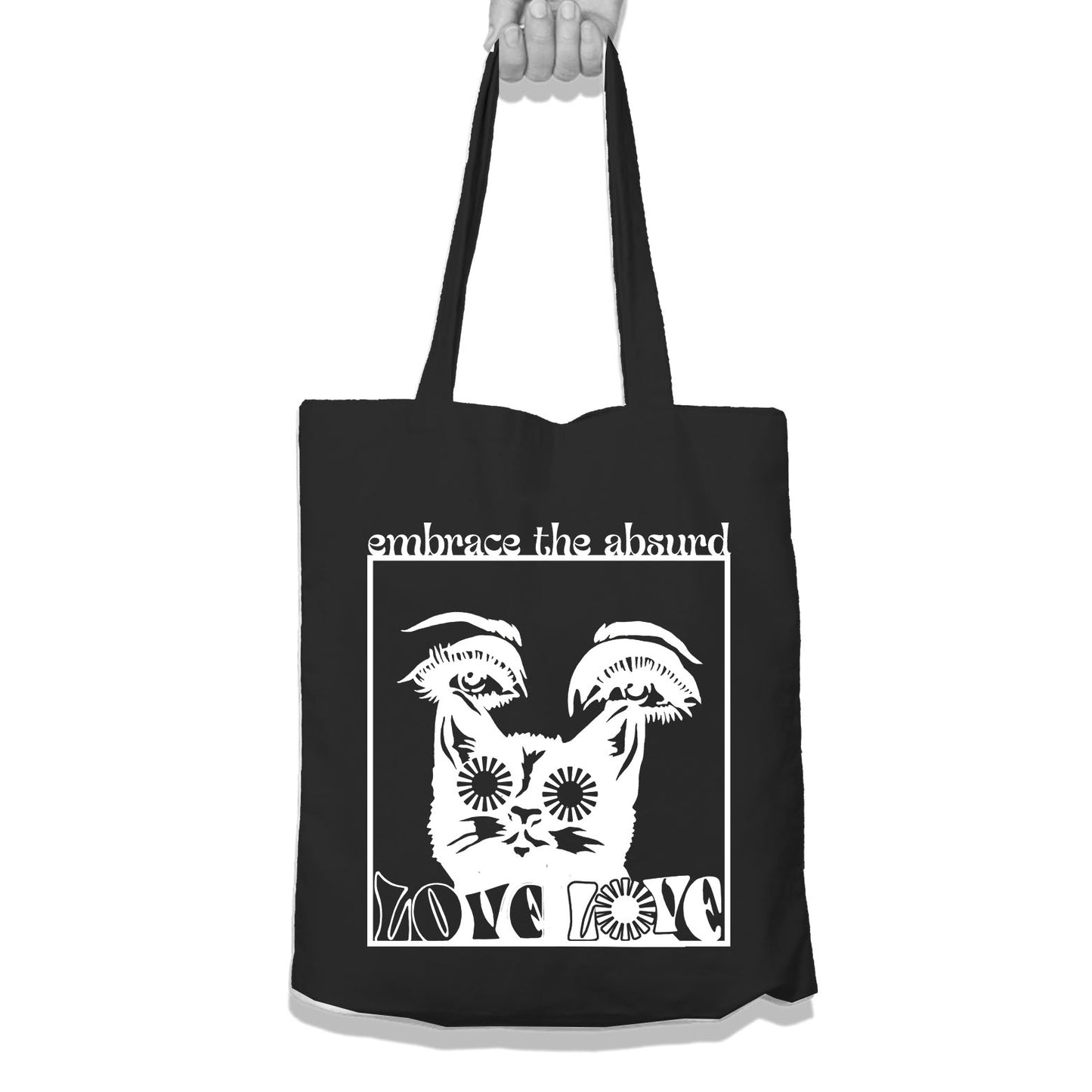 Love Love #7 tote bag- EMBRACE THE ABSURD