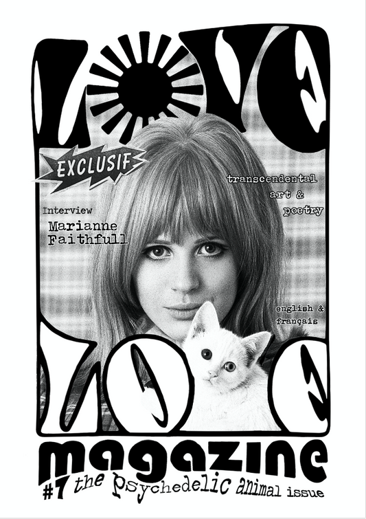 A RARITY! Love Love magazine #7 - black & white cover