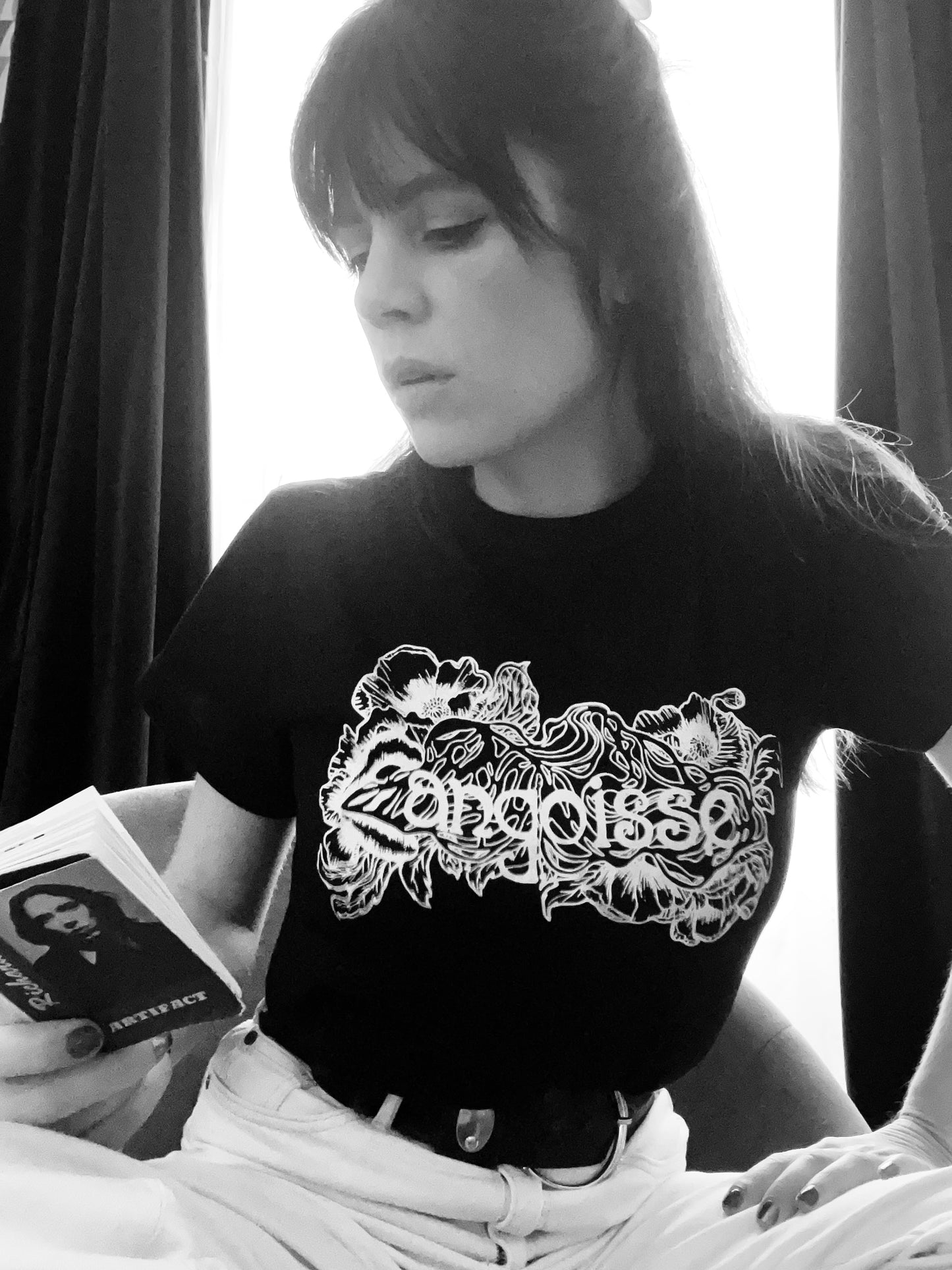 ANGOISSE tee black