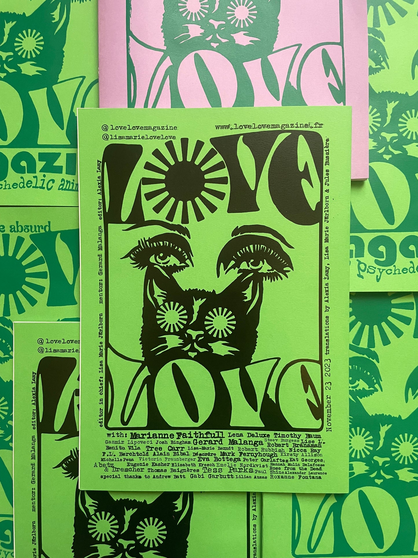 A Love Love magazine #7 - with Marianne Faithfull