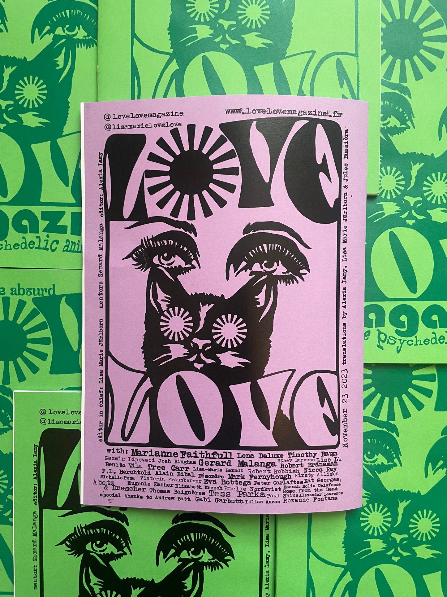 A Love Love magazine #7 - with Marianne Faithfull