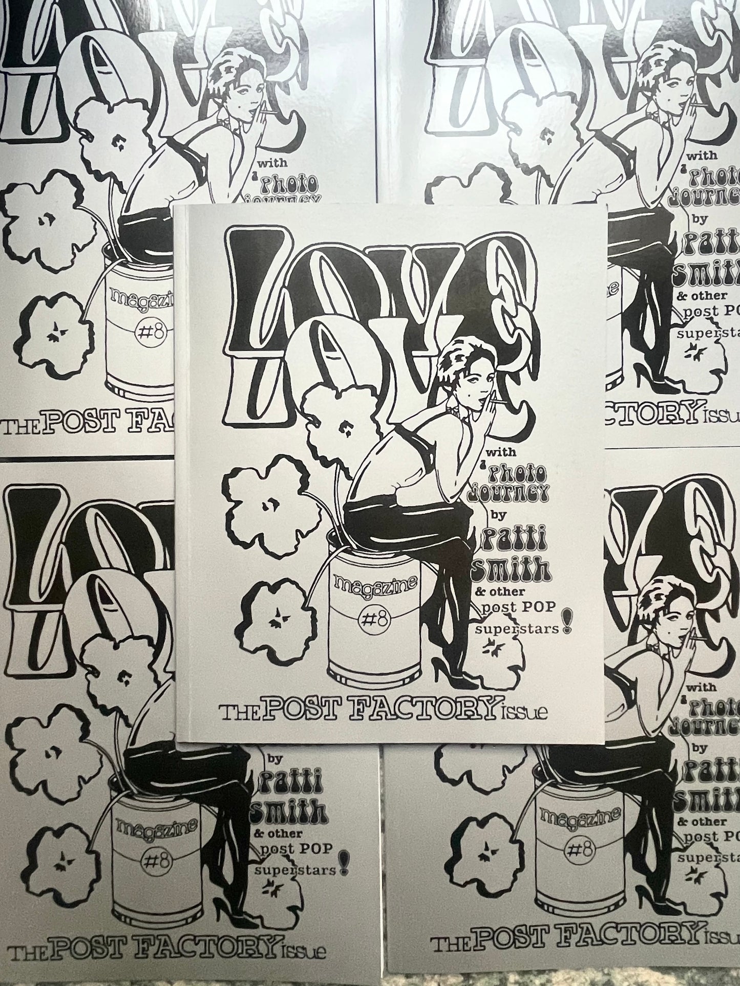 A Love Love magazine #8 SIGNED by MALANGA (incl. Howlin' Jaws flexi disc)