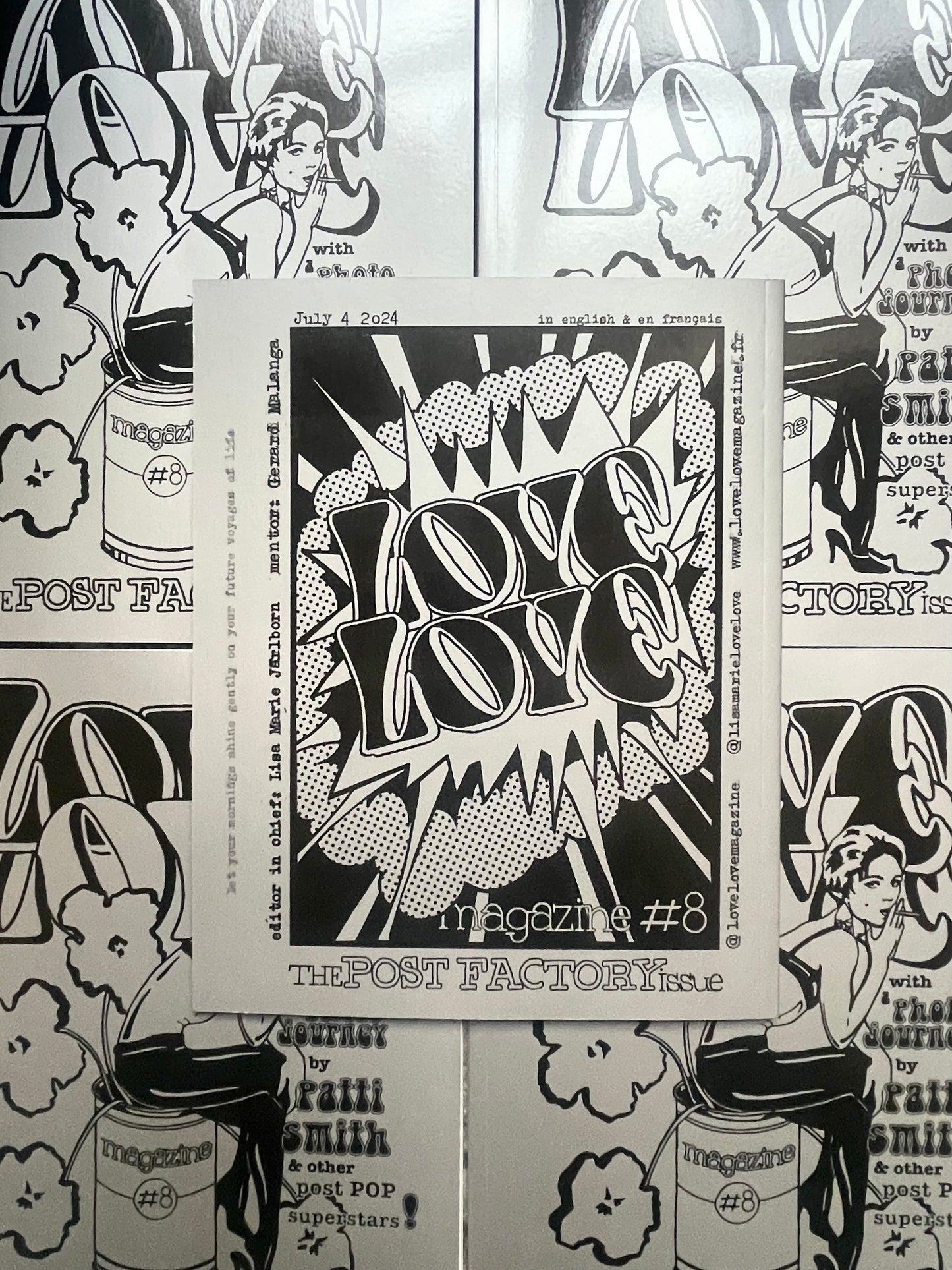 A Love Love magazine #8 SIGNED by MALANGA (incl. Howlin' Jaws flexi disc)