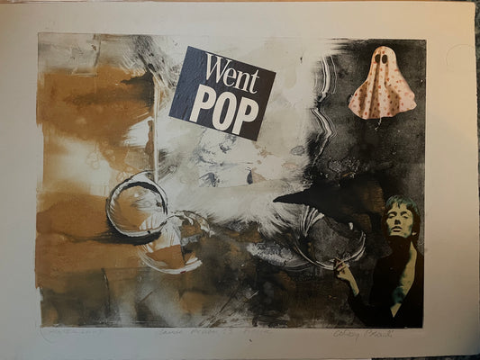 Claude Pélieu & Mary Beach original print/collage