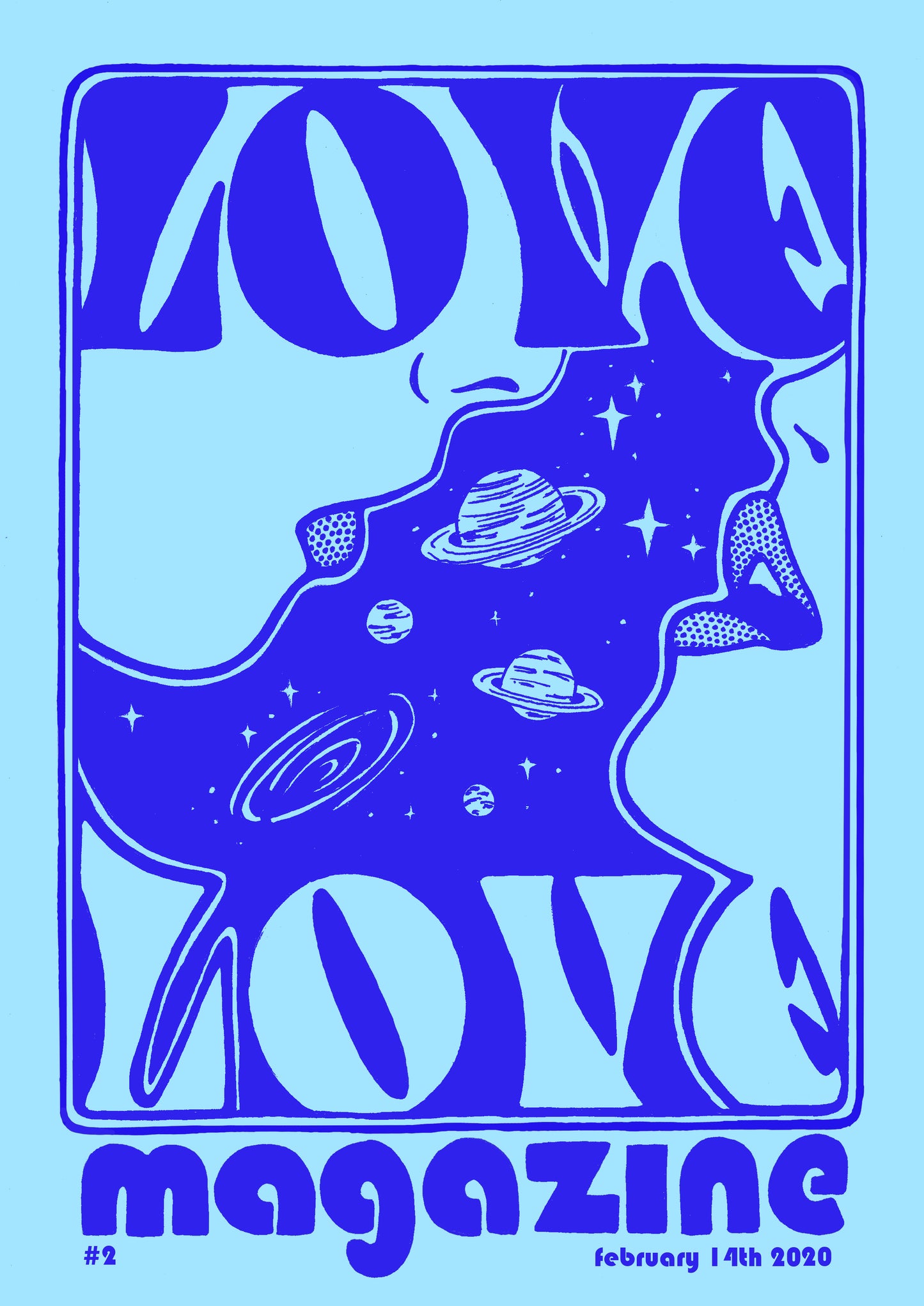 RARE! Love Love magazine #2 color cover