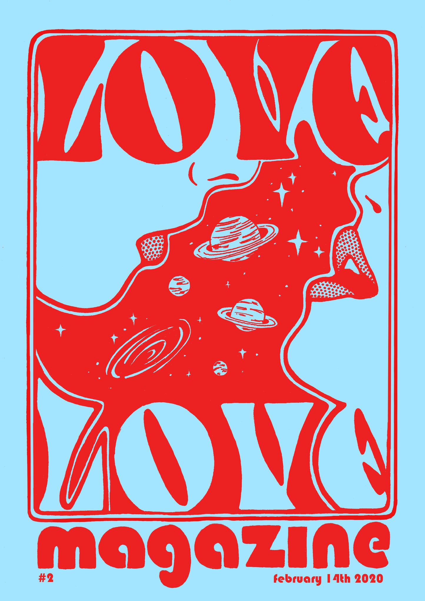 RARE! Love Love magazine #2 color cover