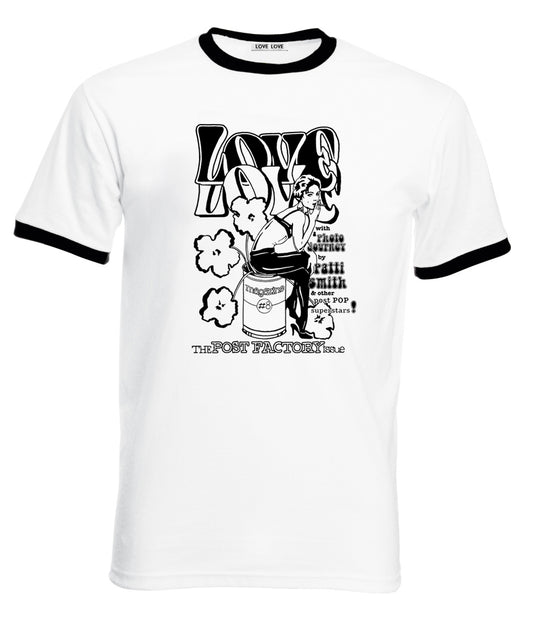 Love Love #8 ringer tee