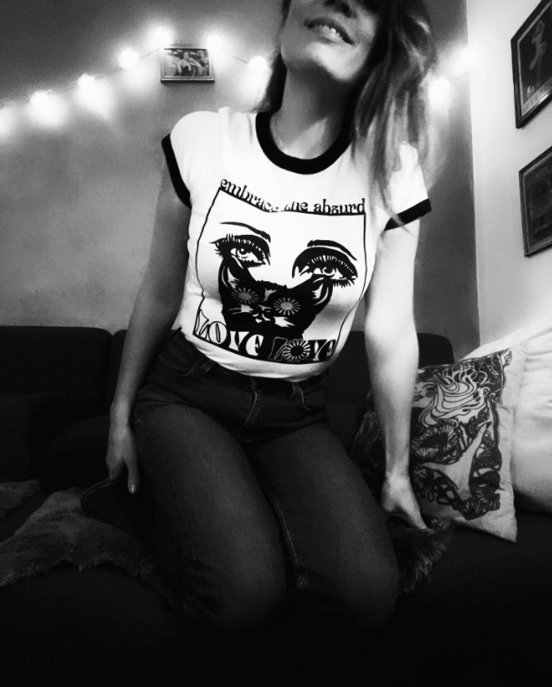 EMBRACE THE ABSURD tee black or white