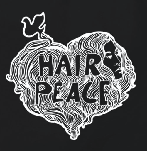HAIR PEACE tote bag black or white