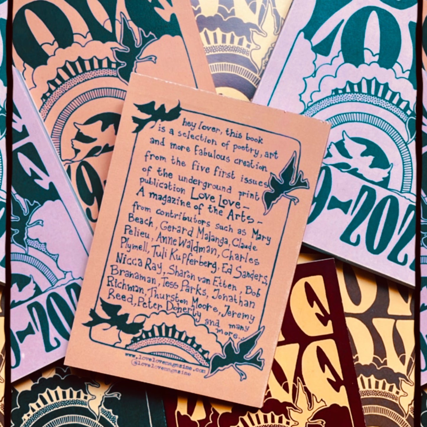 New! Hand-bound LOVE LOVE pocketbooks!