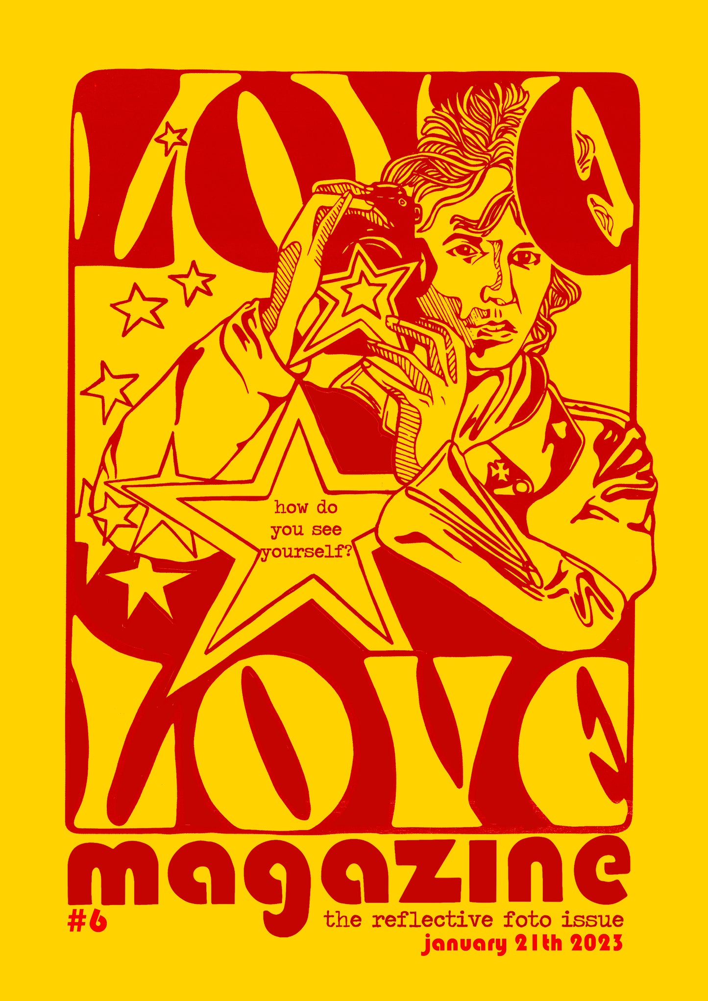 A Love Love #6 color screen-printed cover