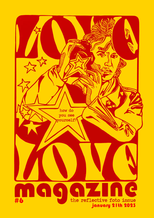 A Love Love #6 color screen-printed cover