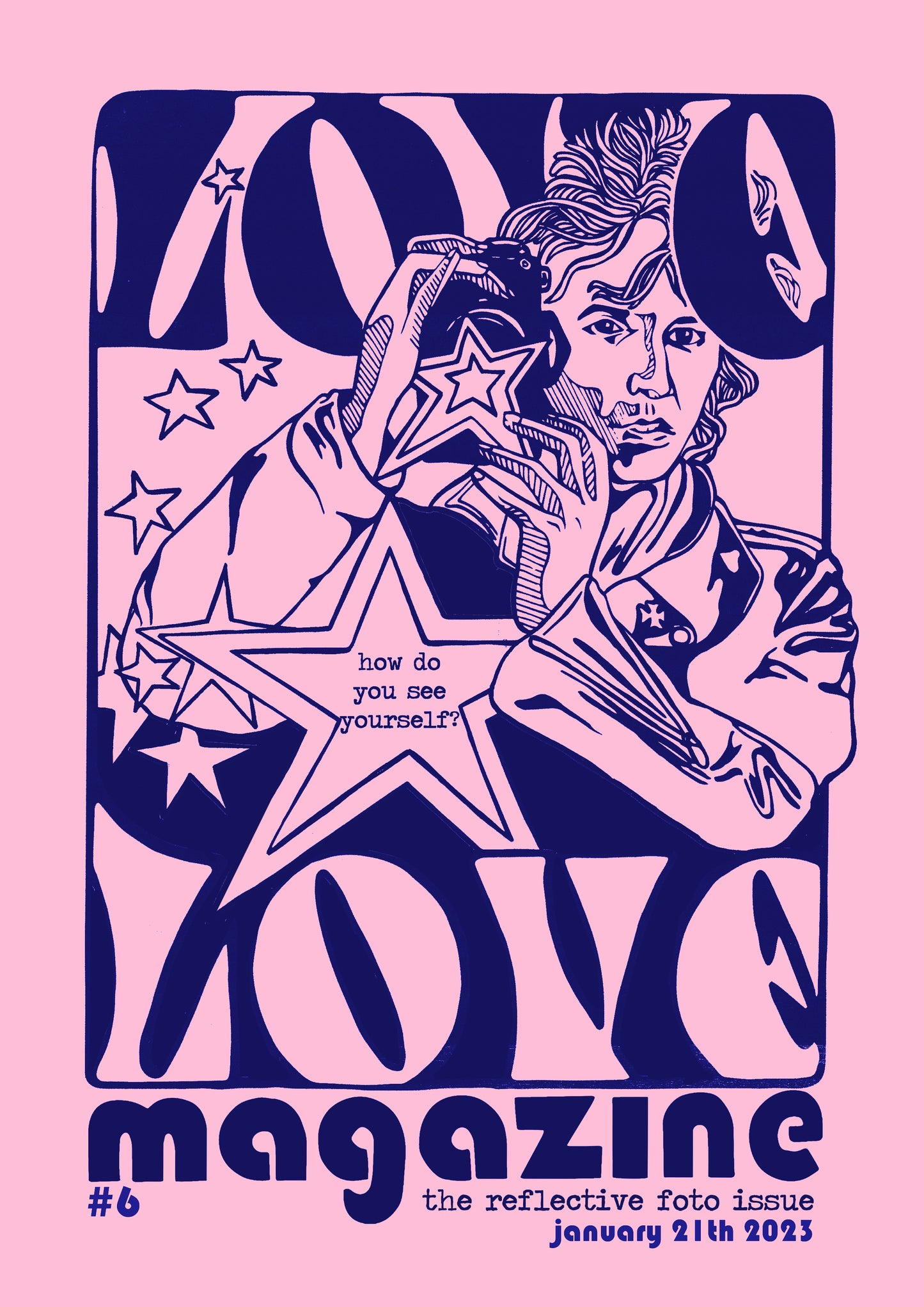 A Love Love #6 color screen-printed cover