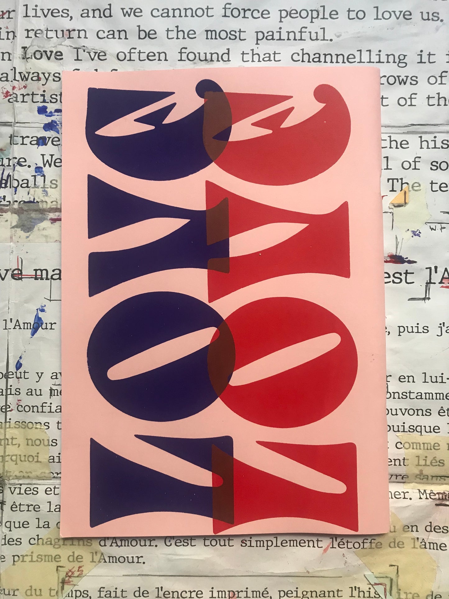 Handprinted edition Love Love magazine#5