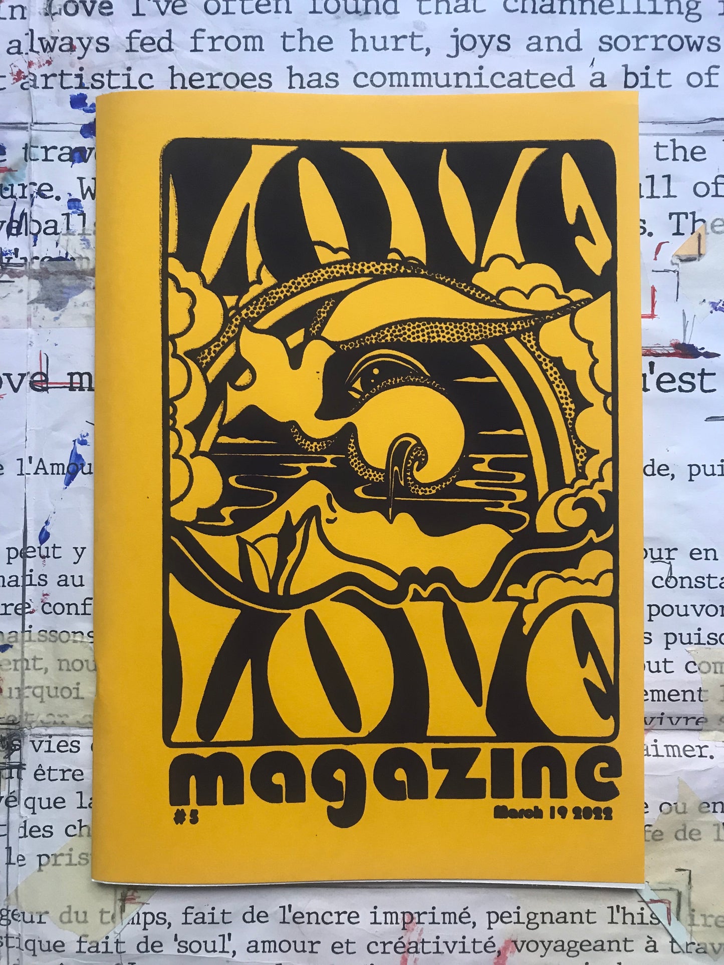 Handprinted edition Love Love magazine#5