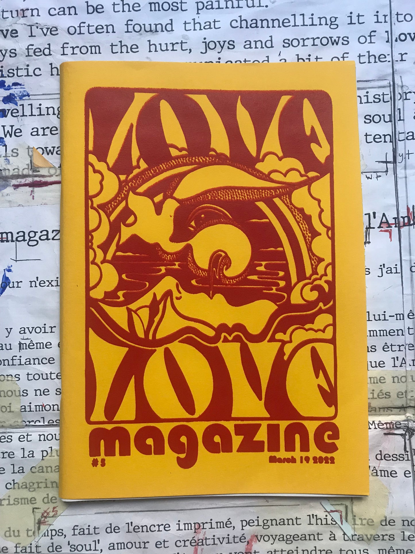 Handprinted edition Love Love magazine#5