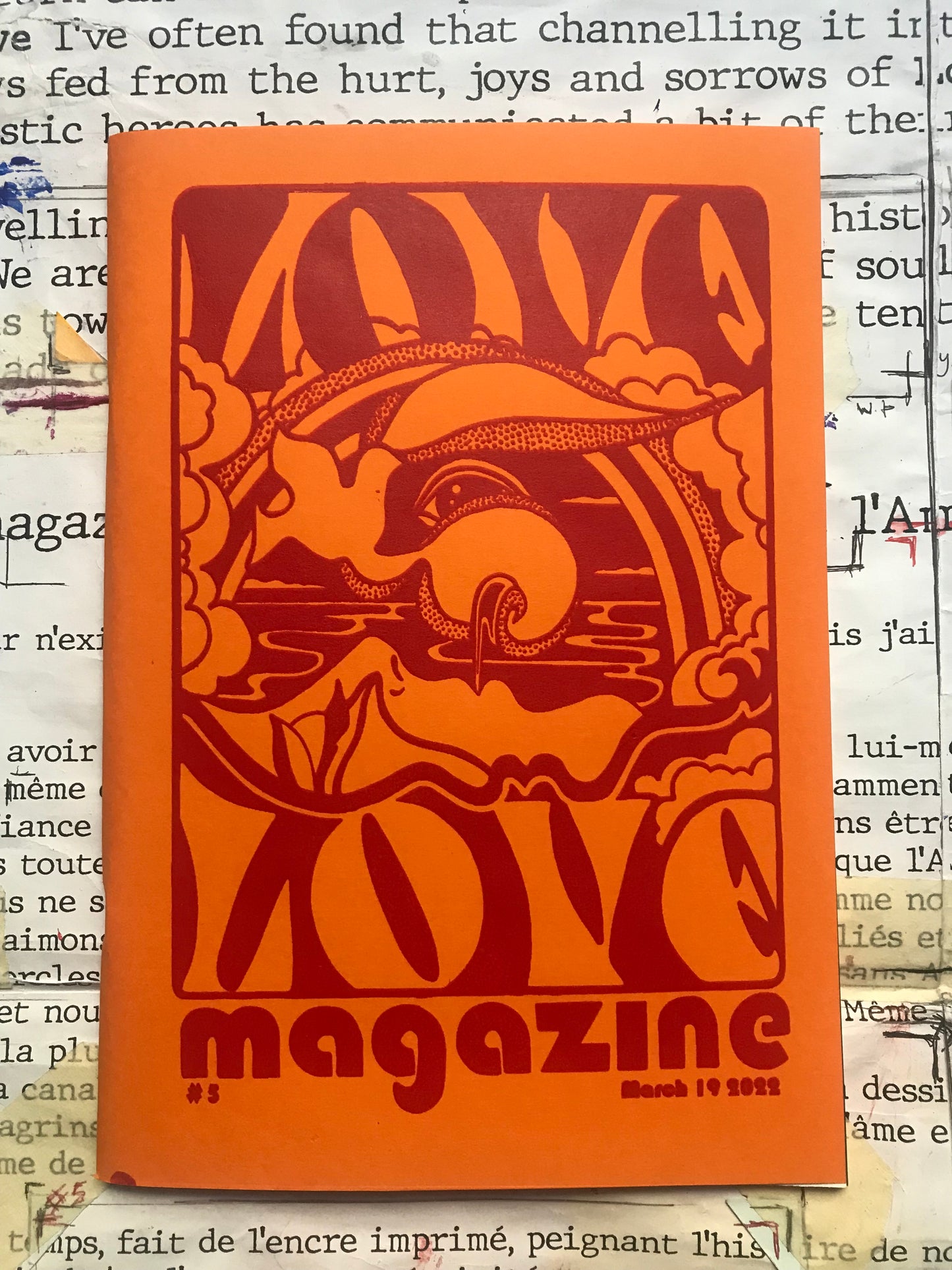 Handprinted edition Love Love magazine#5