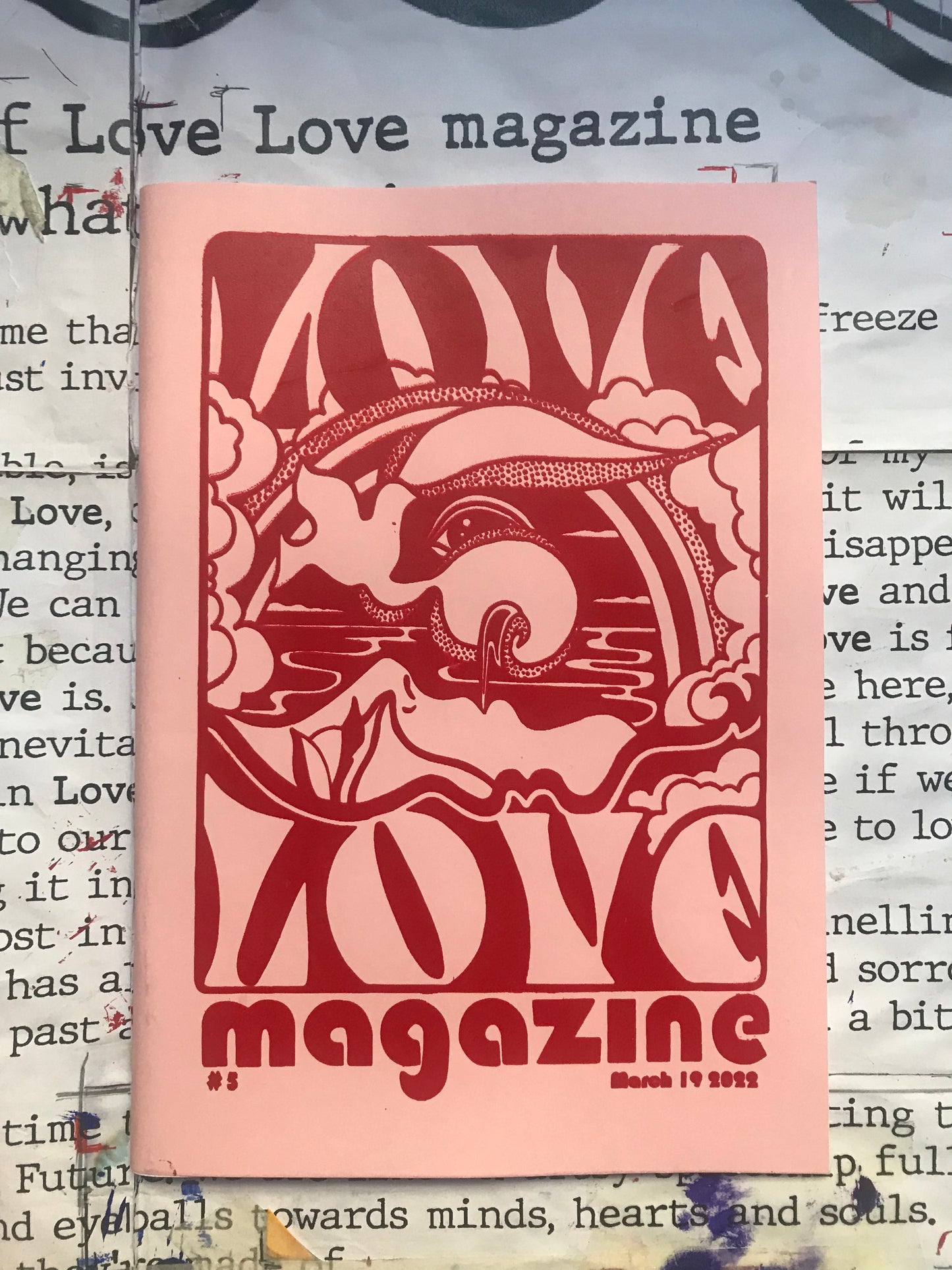 Handprinted edition Love Love magazine#5