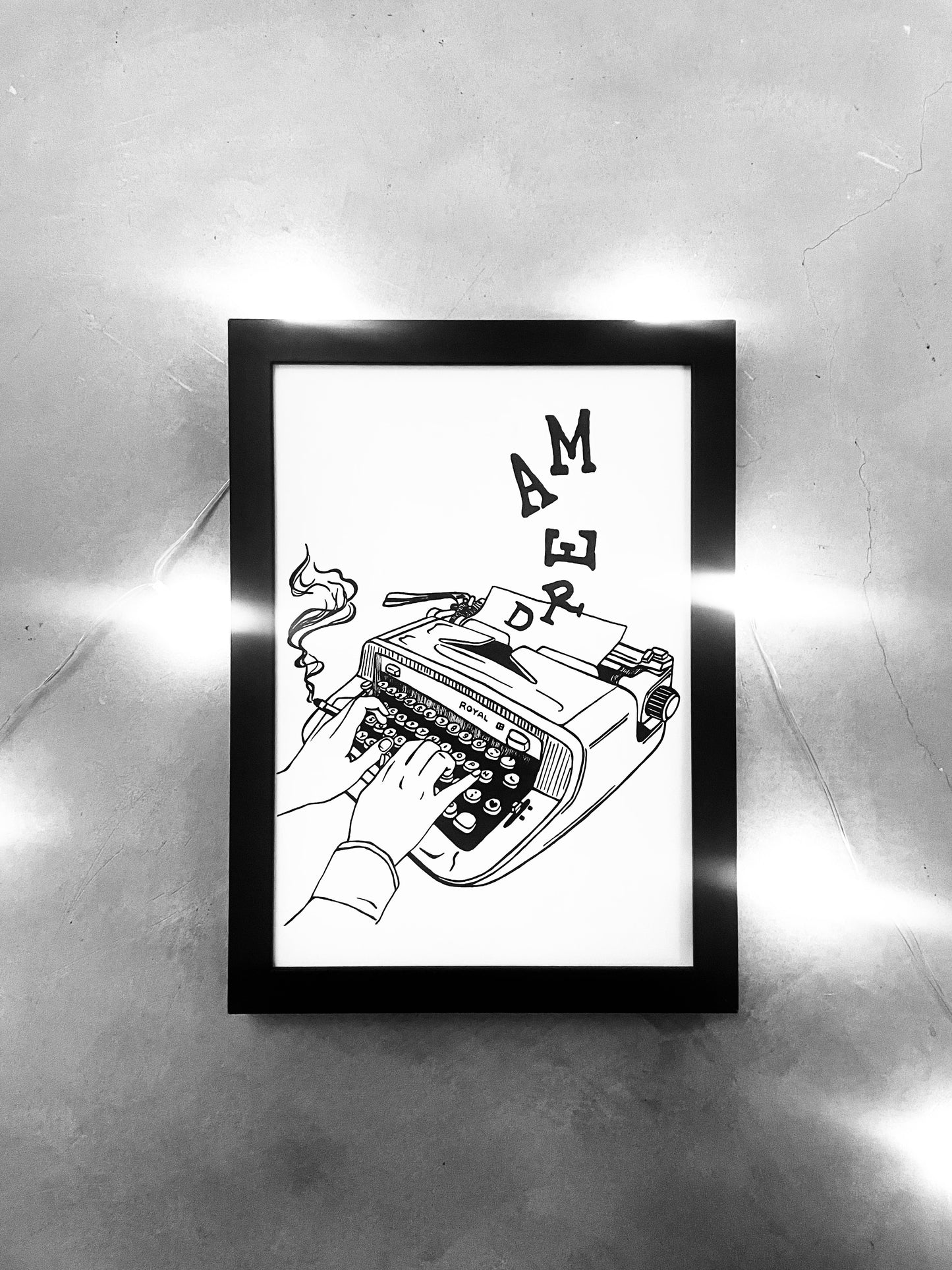 The Dream - screenprinted poster A4